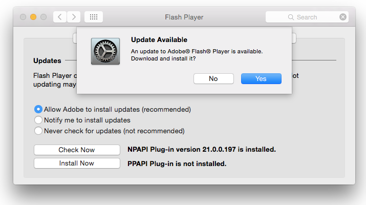 adobe flash player update for mac os x 10.7.4
